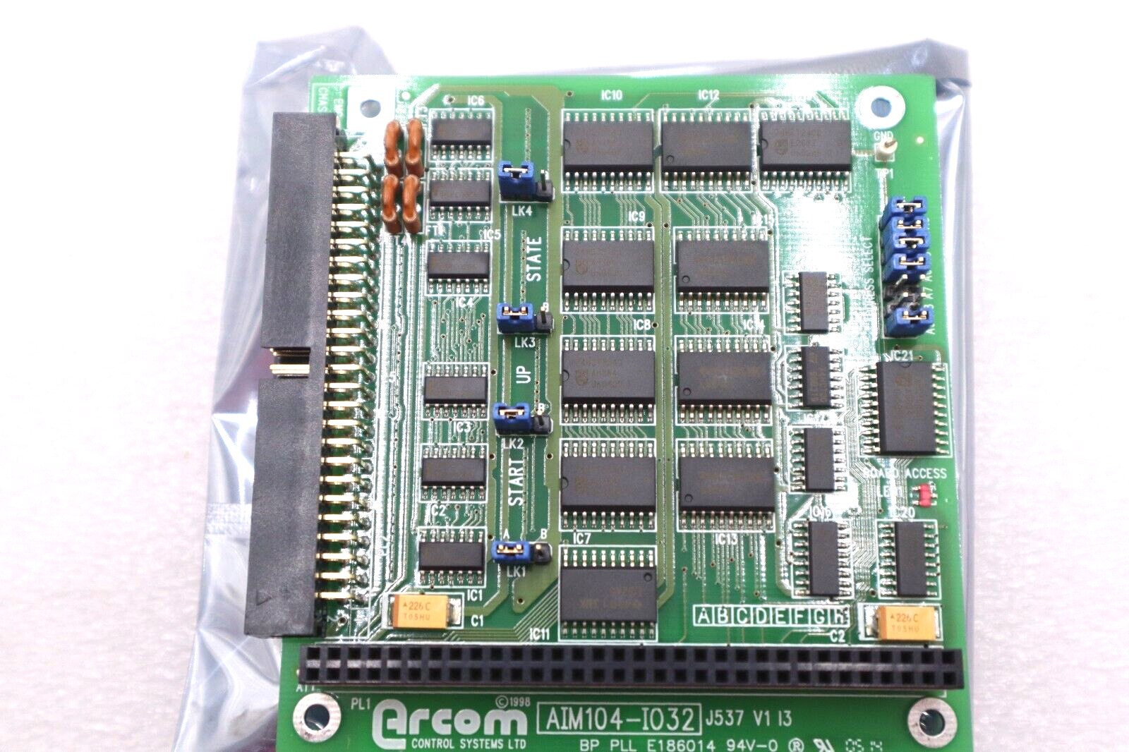 ARCOM CONROL SYSTEMS LTD AIM104-I032 J537 V1 13 BP PLL E186014 94V-0 STOCK #2735