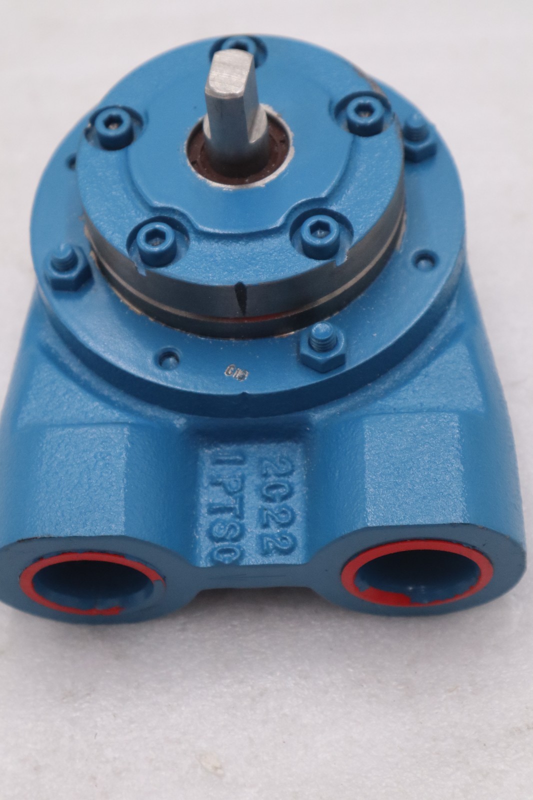 Used Tuthill Pump 2C2F-C-A-7 Cast Iron Rotary Gear Pump New No Box Stock 1527A