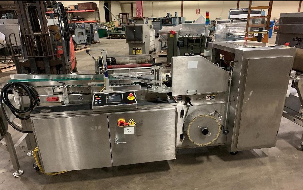 Used SHANKLIN F-1A CDA STAINLESS STEEL FOOD GRADE SIDE SEAL SHRINK WRAPPER