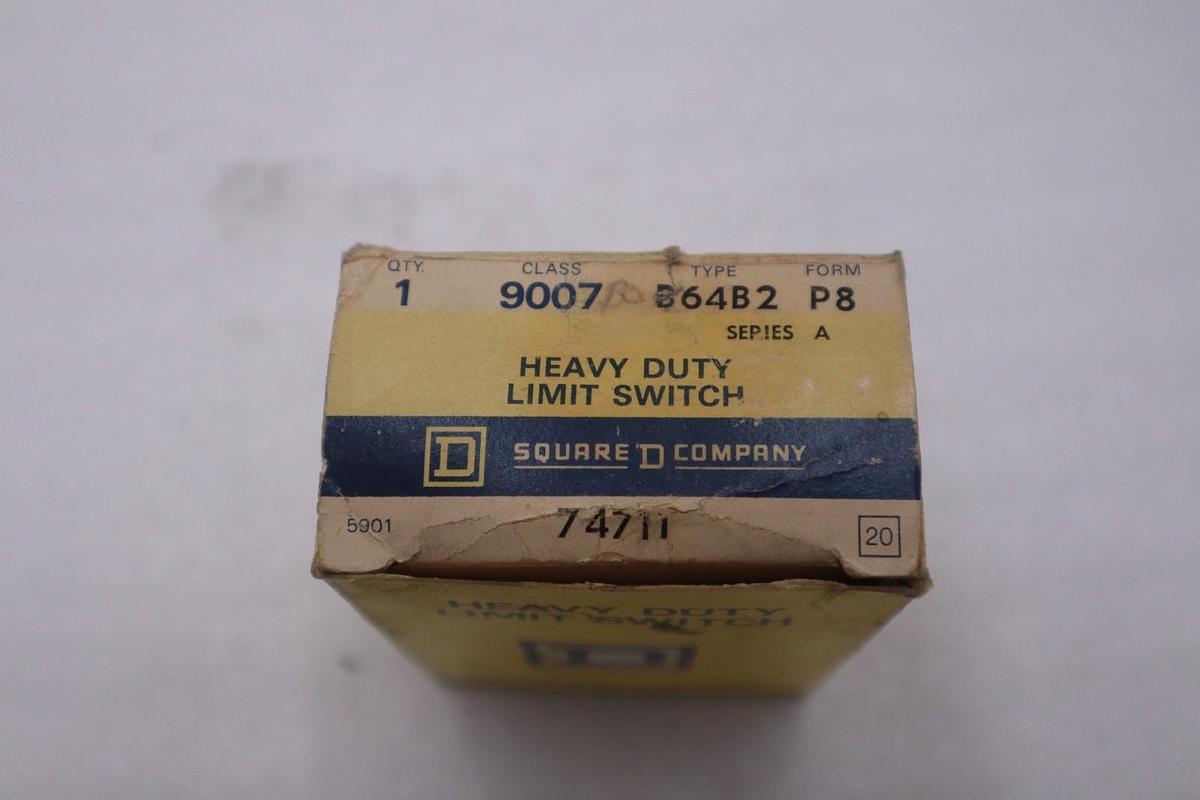 Used SQUARE D 9007 B64B2 HEAVY DUTY LIMIT SWITCH SERIES A STOCK #G-87B