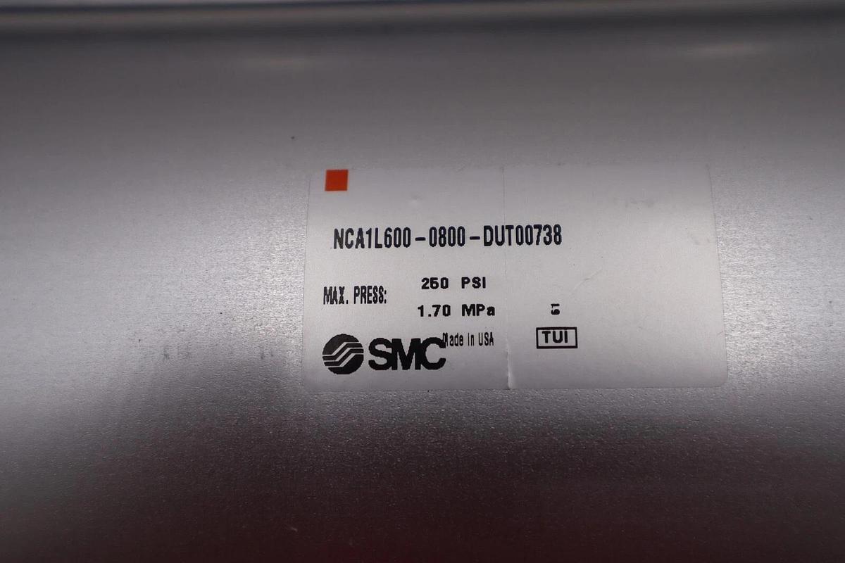 SMC NCA1L600-0800-DUT00738 250PSI NEW UNIT TWO AVAILABLE STOCK S-307