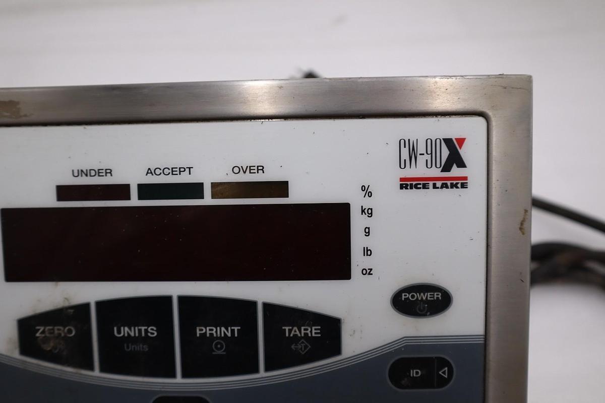 Used RICE LAKE CW90X-A / CW90XA DIGITAL PANEL AS PICTURED STK H1648