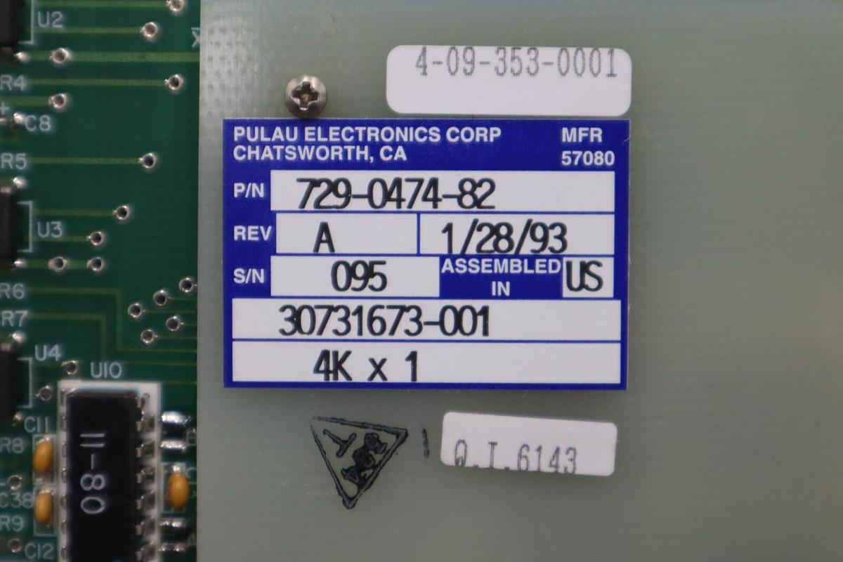 Used Honeywell 30731673-501 Core Memory Card PLC Rack Circuit Board G641