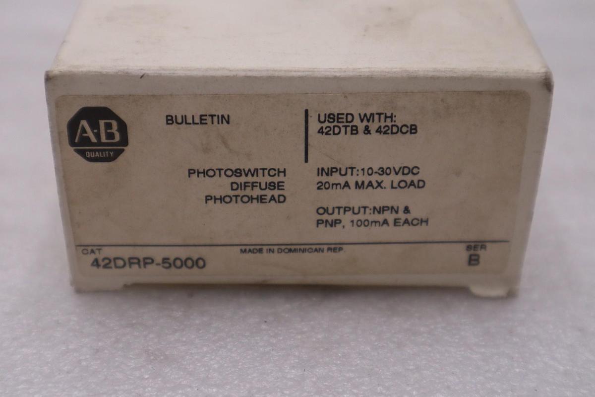 ALLEN BRADLEY 42DRP-5000 / 42DRP5000 PHOTOSWITCH DIFFUSE PHOTOHEAD NEW IN BOX