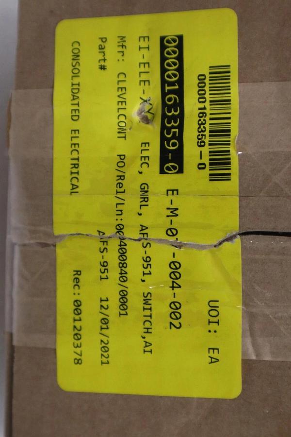 UNICONTROL INC AFS-951 / AFS951 (NEW IN BOX) STOCK G692