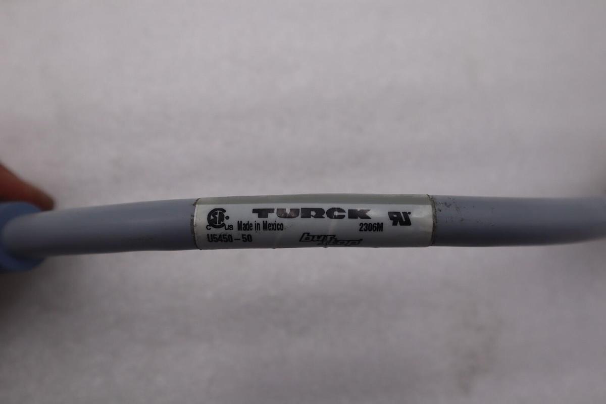 Used TURCK RSM RKM 579-0.3M Double-Ended Cordset Strght M-F U5450-50 STOCK K-3925