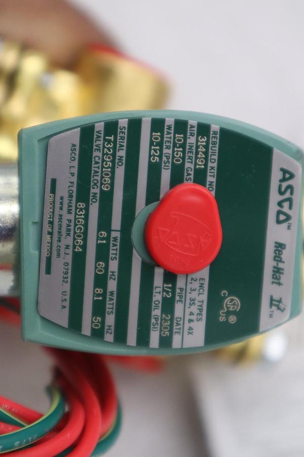 ASCO 8316G064 120/60,110/50 / 8316G0641206011050 (BRAND NEW) STOCK GF-1066A