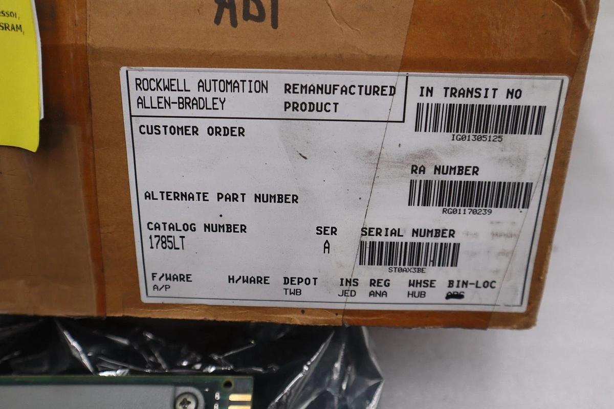 Used NEW ALLEN BRADLEY 1785-LT/ A PROCESSOR MODULE PLC 5/10 - STOCK 3701CC