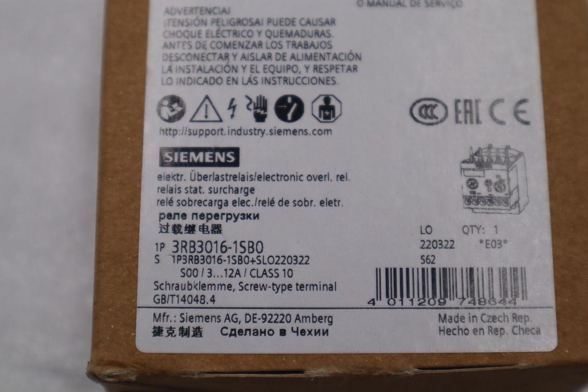 Used NEW Siemens Industrial Controls 3RB3016-1SB0 Module 3RB30161SB0 STOCK 5430