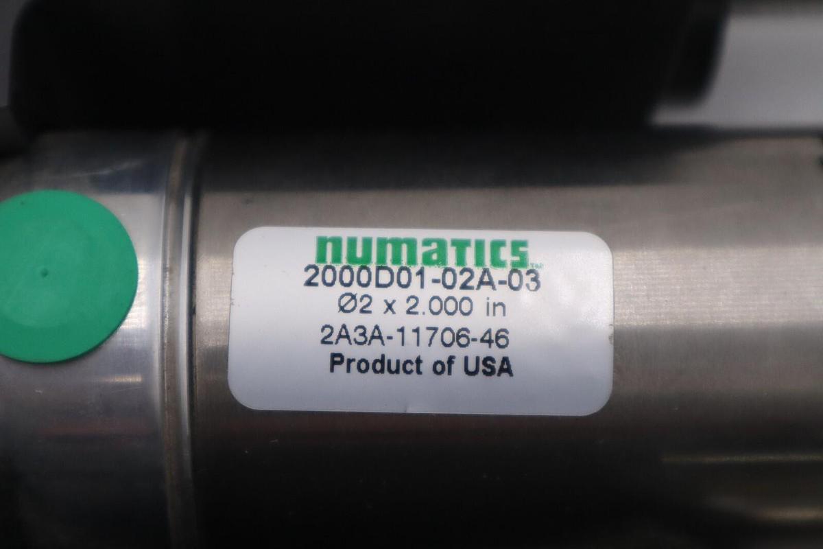 NEW ASCO SH20002LB16DS4 / 2000D01-02A-03 AIR CYCLINDER STOCK 1552-A
