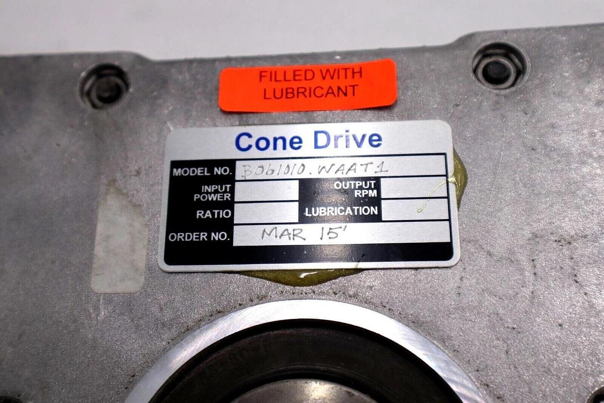 Used GEARBOX CONE DRIVE B061010 WAATT1 #S-178