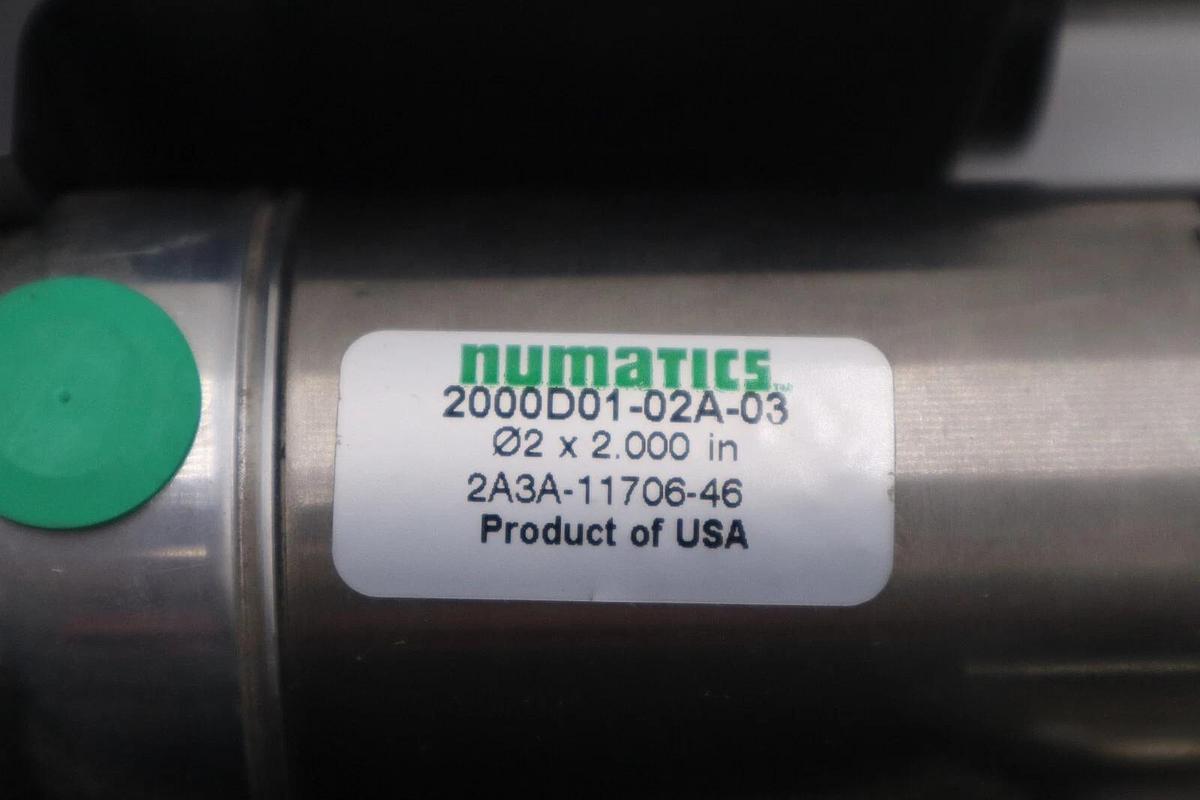 Used NEW ASCO SH20002LB16DS4 / 2000D01-02A-03 AIR CYCLINDER STOCK 1552-A