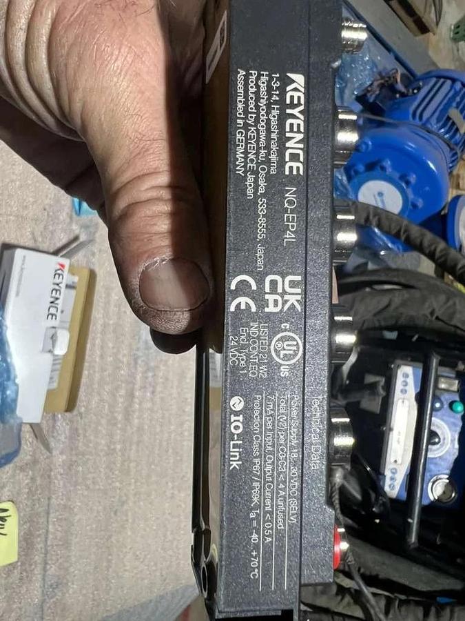 Used NEW OPEN BOX KEYENCE NQ-EP4L Ethernet IP I/OLINK Block STK L794CC