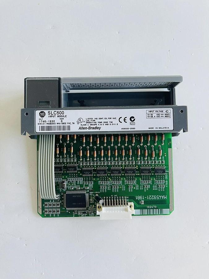 Used ALLEN BRADLEY 1746-IB32 SERIES D SLC500 INPUT MODULE  #K-942