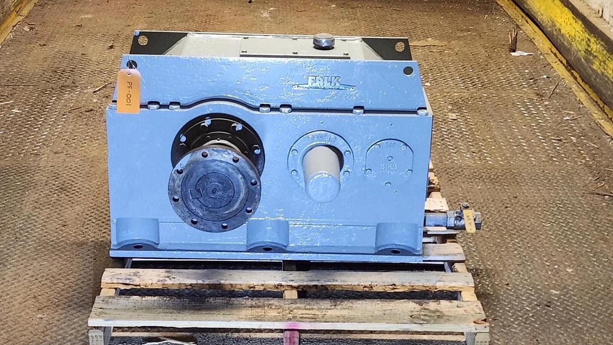 Used FALK ENCLOSED GEAR DRIVE SPEED REDUCER 7.357 RATIO 2080Y1-LD