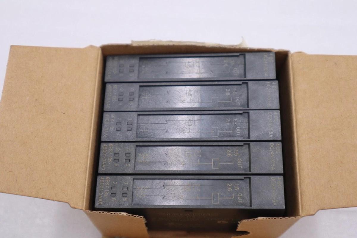 Used LOT OF 5 - NEW Siemens 6ES7 131-4BD01-0AA0 Digital Input Module STOCK L-395-C