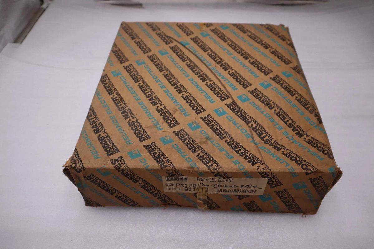 Used PX120 Baldor Dodge Para-Flex Element, 011112 NEW IN BOX STOCK GF-1268