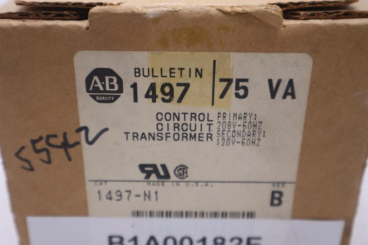 ALLEN BRADLEY 1497-N1 SER.B TRANSFORMER NEW IN BOX STOCK 875B
