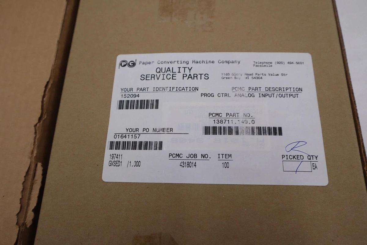 Used NEW Giddings & Lewis M.1016.9408/M10169408 ANALOG I/O MODULE STOCK 303-C