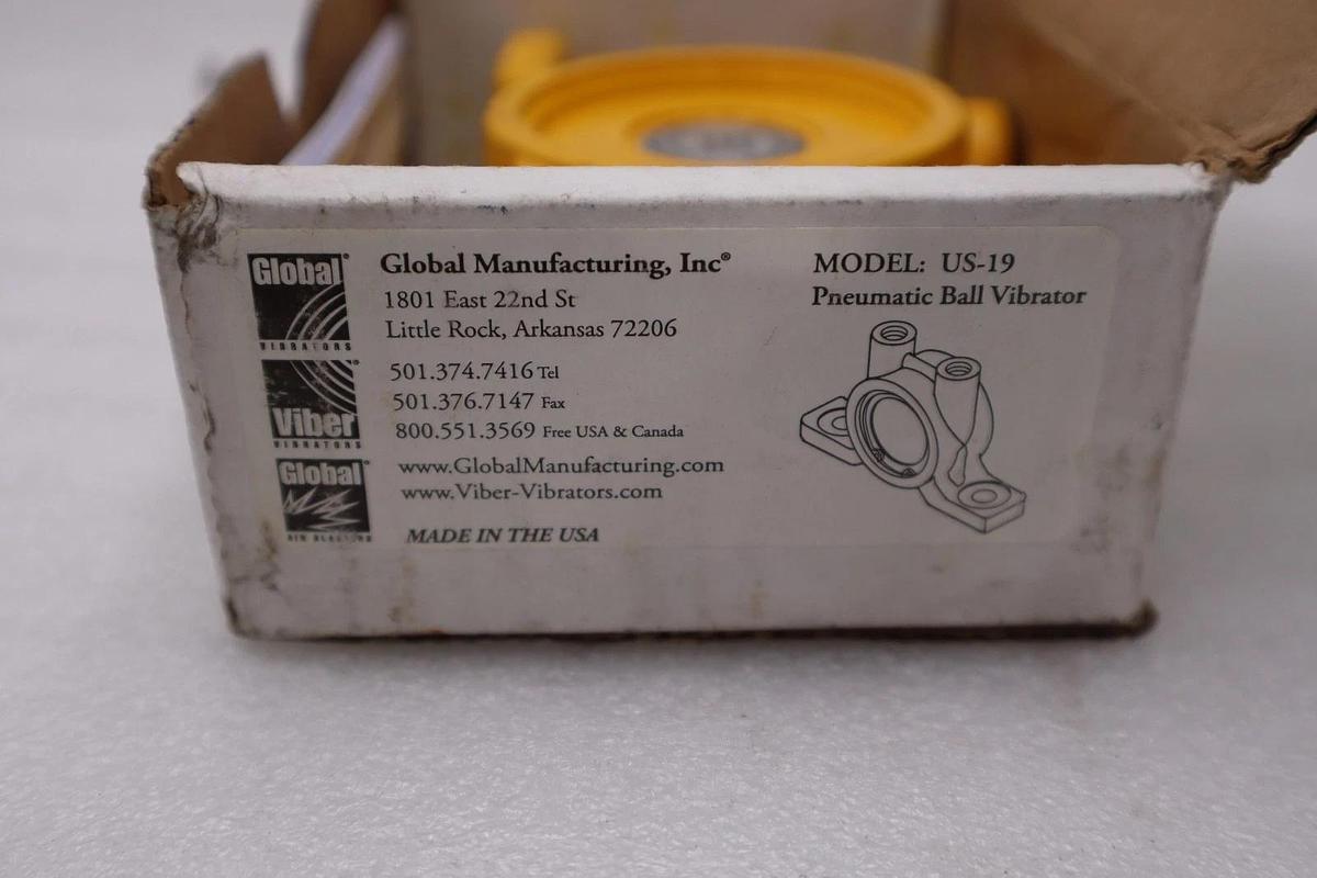 Used GLOBAL MANUFACTURING INDUSTRIAL BALL VIBRATOR US-19 STOCK H1422
