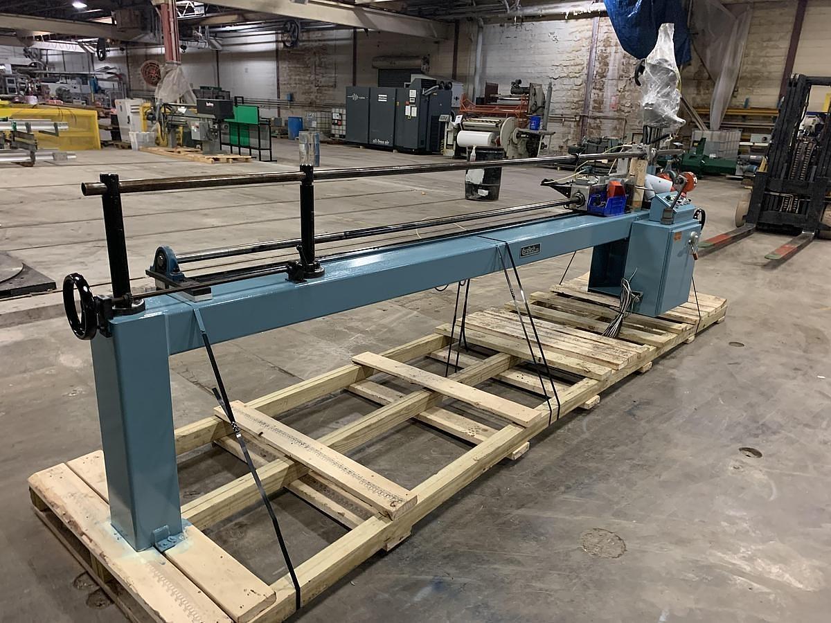 Used 120" WIDE CORETECH MODEL 10/120 CORE CUTTER AUTOMATIC UNIT