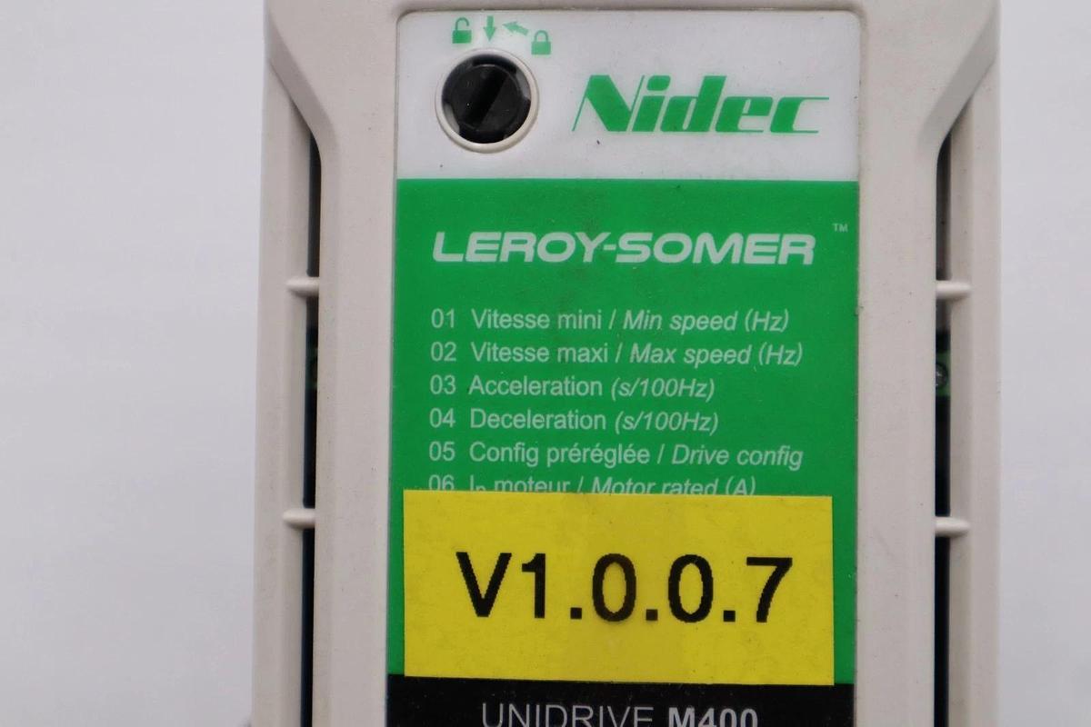 Used Control Techniques M40002200075A/ M400-022 00075A DRIVE UNIDRIVE M400 2 HP H1035