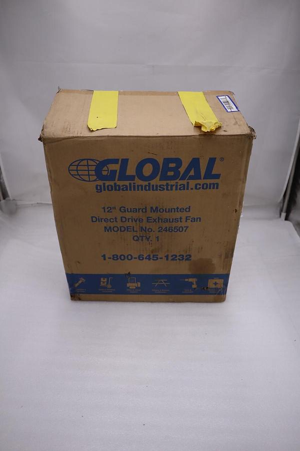 Global 246507 Guard Mounted Direct Drive Exhaust Fan-12" 120V 60Hz NEW #H414
