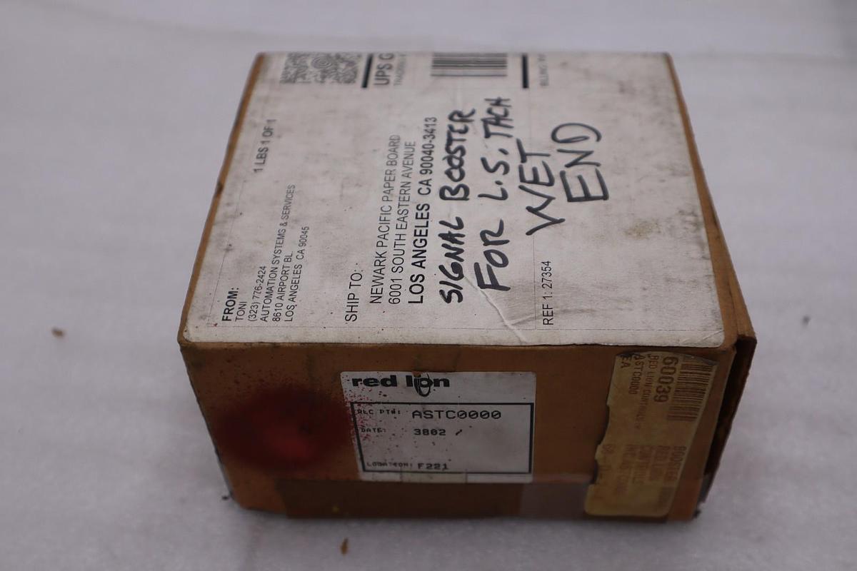 Used Red Lion Controls ASTC0000 ASTC IN-LINE PREAMPLIFIER & PULSE SHAPER STK 5640CC