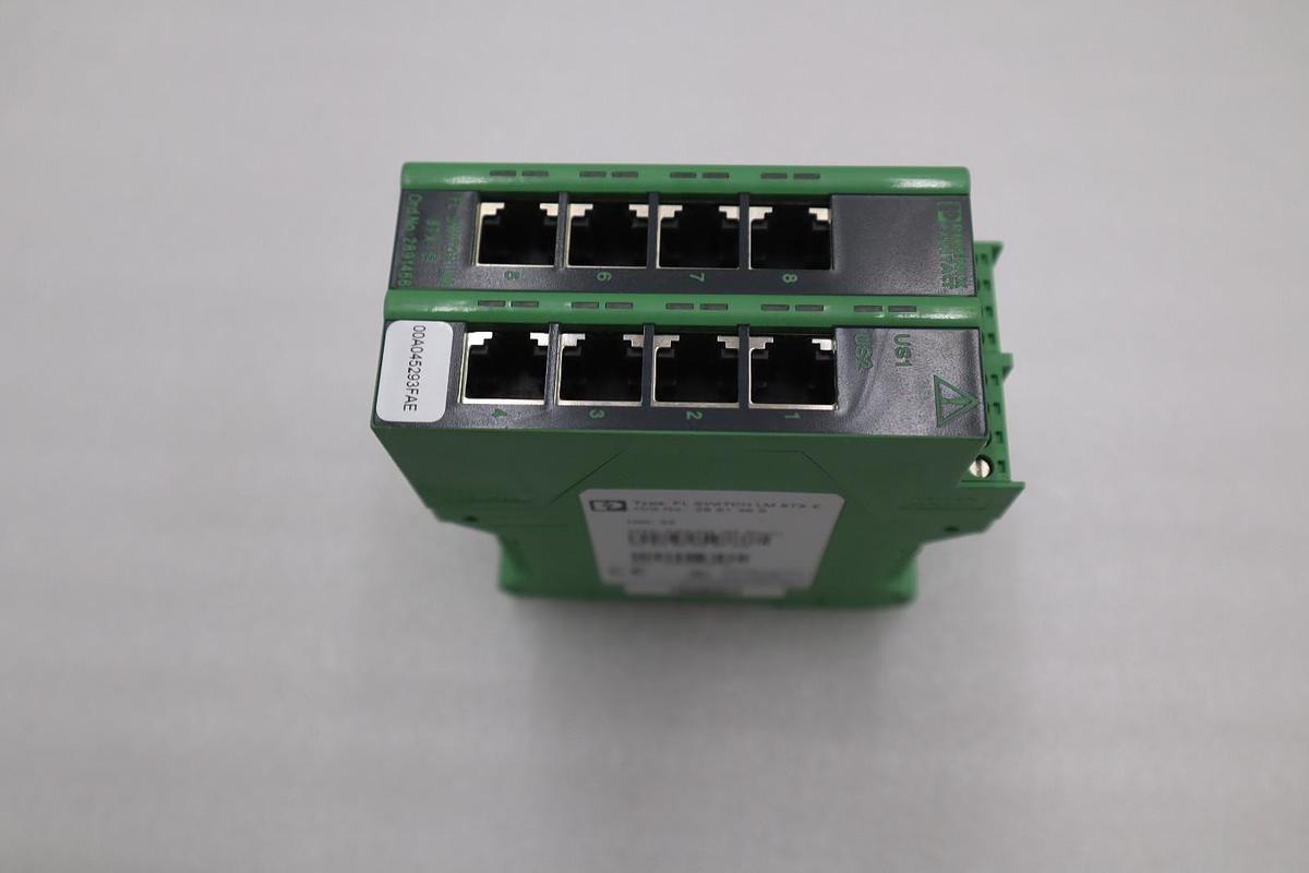 Used PHOENIX CONTACT FL SWITCH LM 8TX-E ETHERNET SWITCH - STOCK GF243A