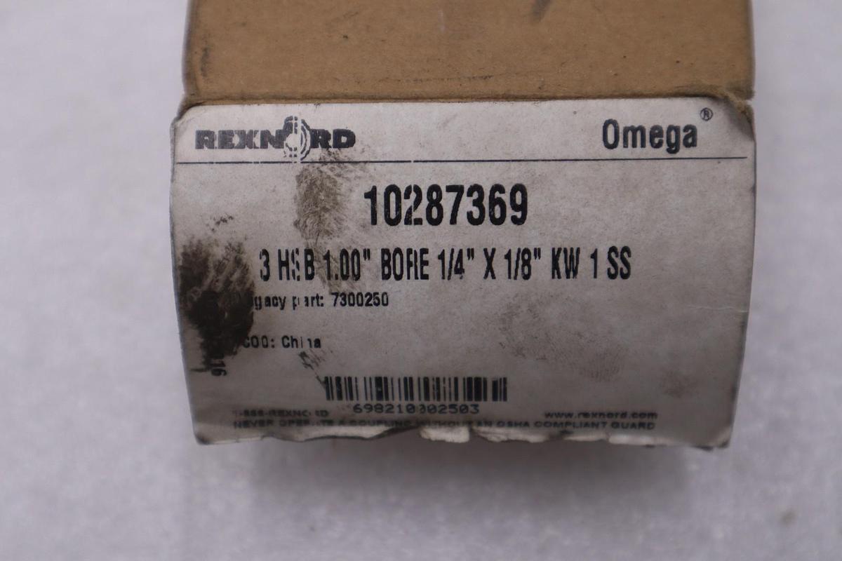 Used NEW OPEN BOX Rexnord 10287369 3 HSB 1.00 Bore 1/4 x 1/8 STOCK K3264CC