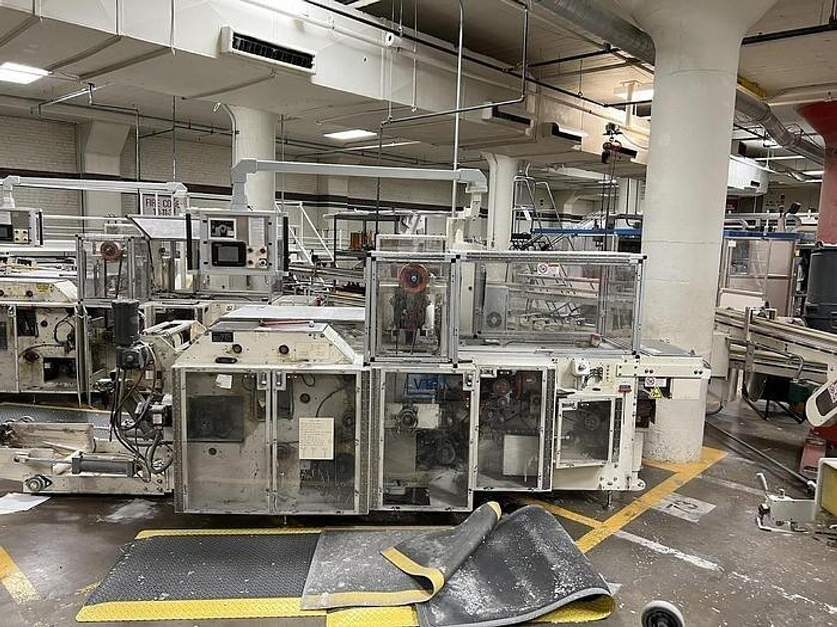 Used VTP VALLEY TISSUE PACKAGING MODEL 8450 SINGLE ROLL TISSUE WRAPPER