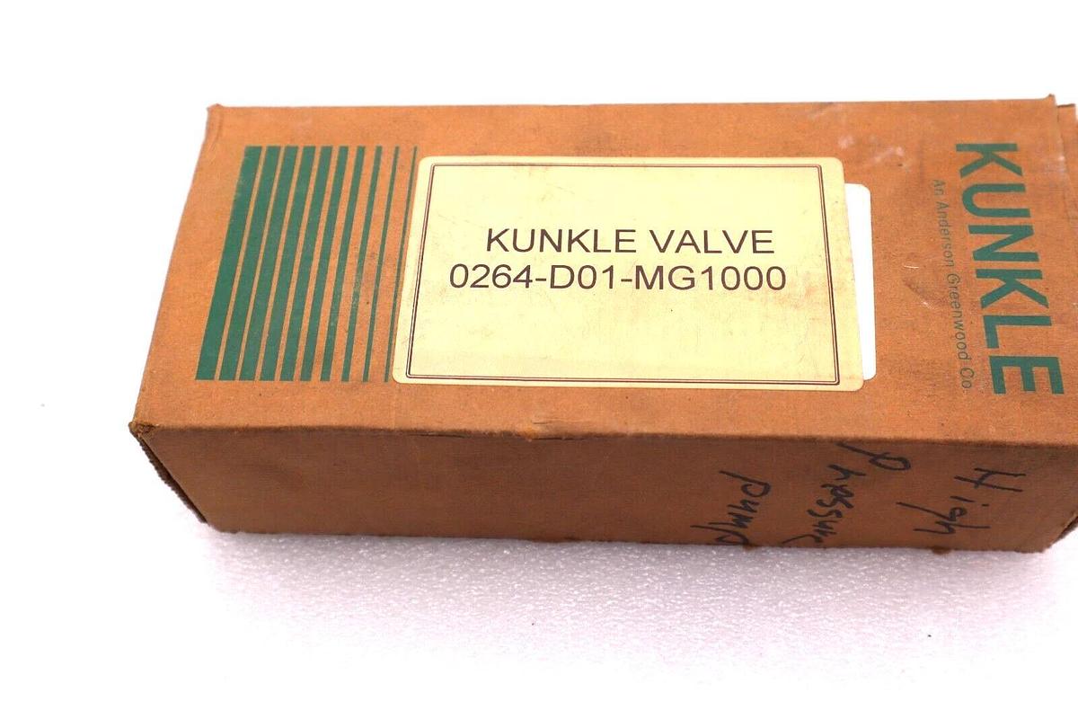 NEW KUNKLE 0264-D01-MG1000 ADMIRAL VALVE 3/4" SET 1000 CAP 57 GPM #L-629