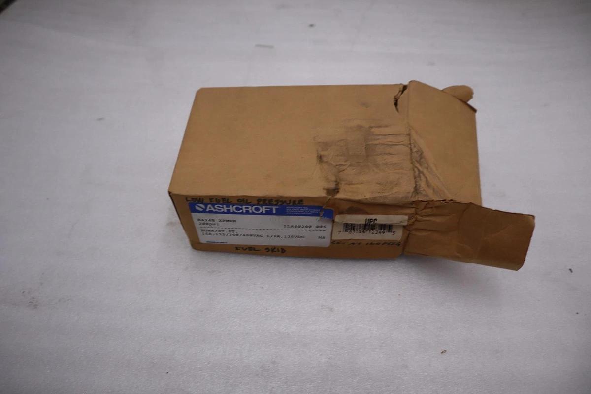 Used ASHCROFT PRESSURE SWITCH CAT #B424B XFMRN STOCK GF372