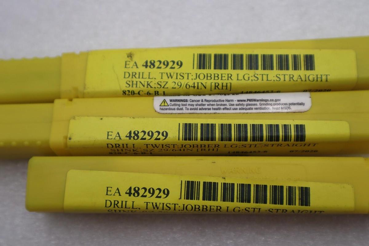 Used Morse Cutting Tools 11485 Jobber Length Steel Straight #K-2220