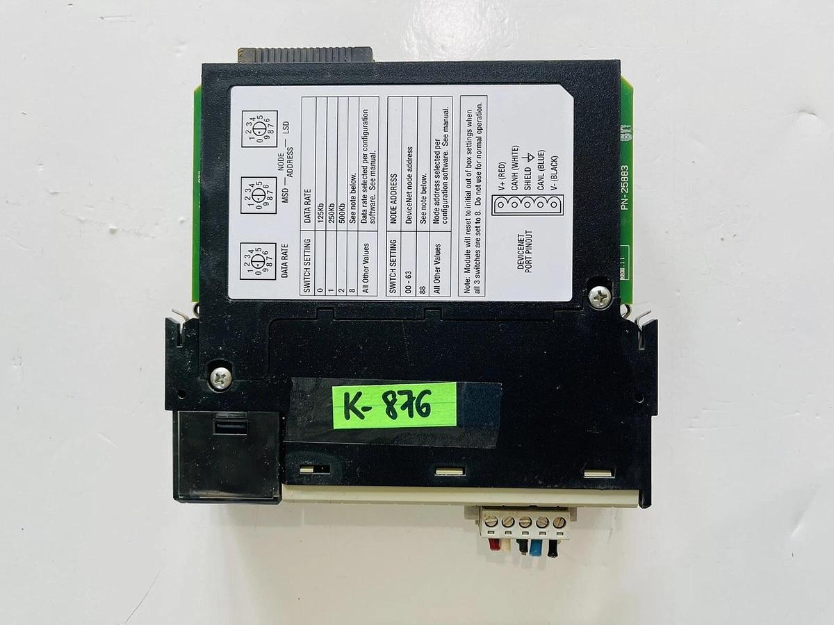 Used AB 1756-DNB D Module Communication Module Interface Module #K-876