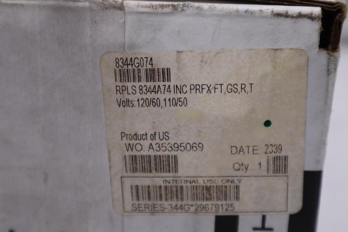 ASCO 1/2" 8344G074 120/60 110/50 Solenoid Valve - NEW IN BOX - STOCK GF-92