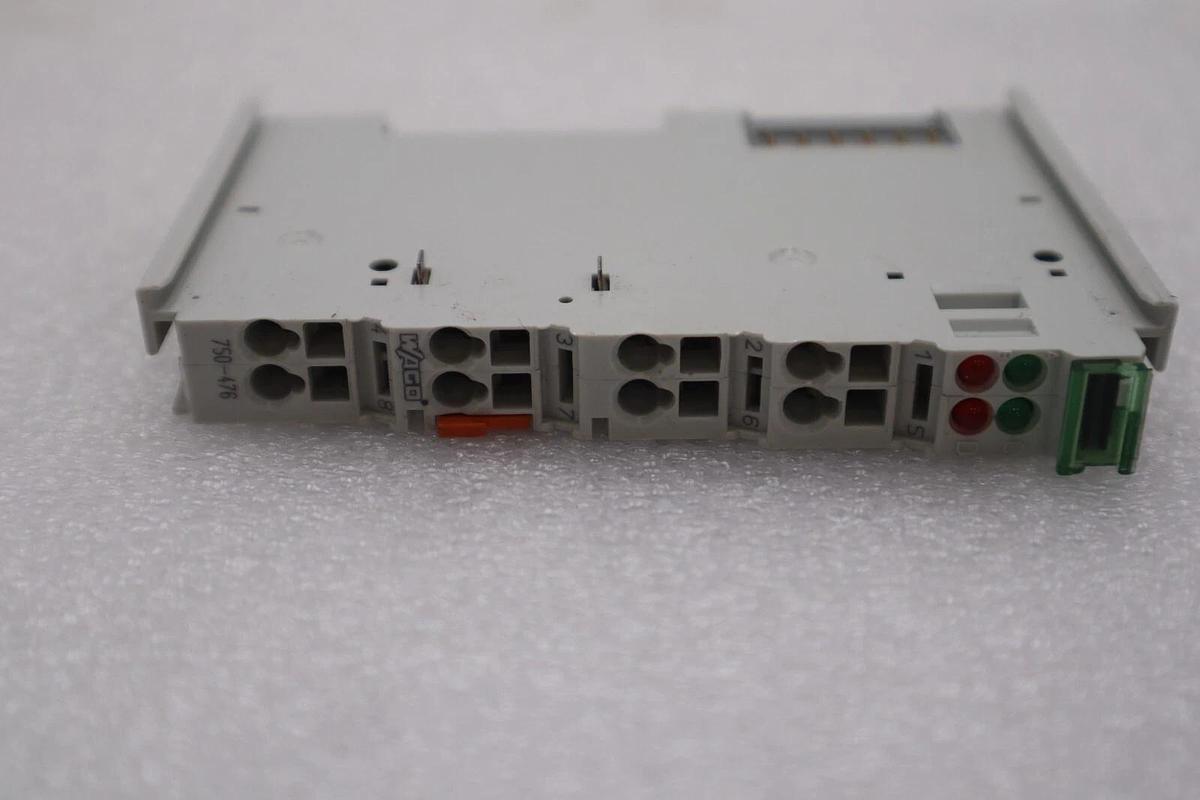 Used Wago 750-476 Channel Analog Input Module ±10VDC Single Ended 16 Bit #K-1725