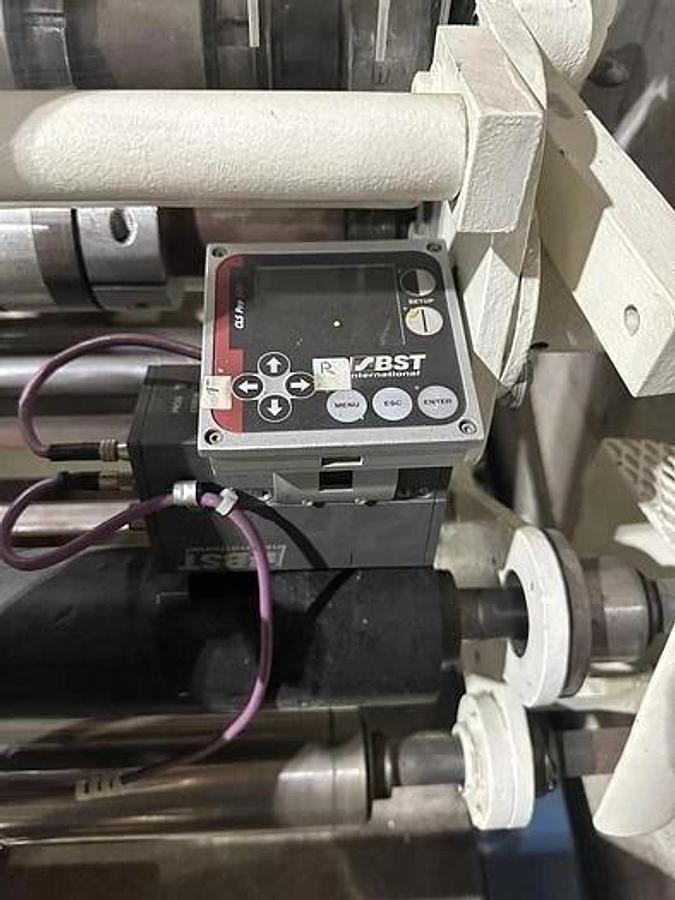 Used 30” VOORWOOD DUPLEX MODEL 30-24 SLITTER REWINDER WITH TRIM BLOWER