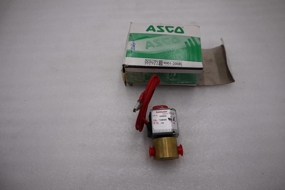 NEW ASCO FLEXKLEEN E20929 125PSI 1/8" NSNP STOCK H762A