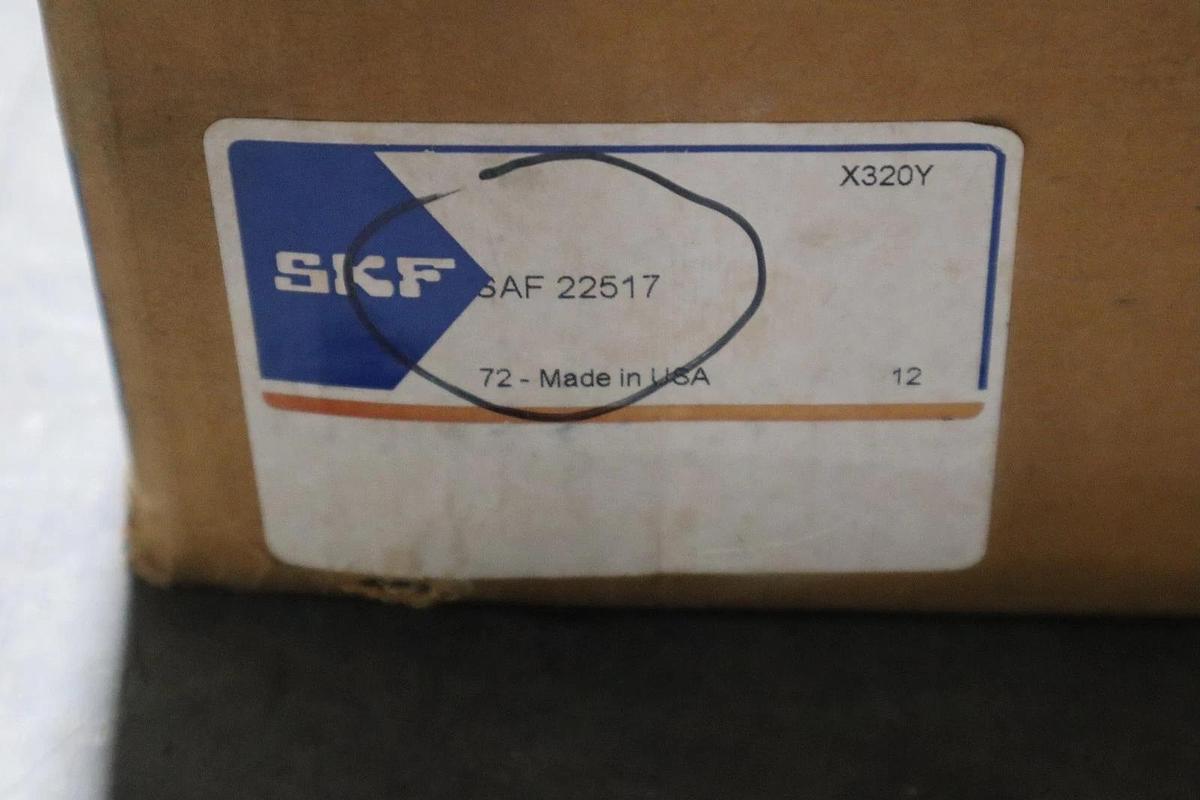 Used NEW SKF-SAF 22517 BEARING BLOCK KIT STOCK GF-279