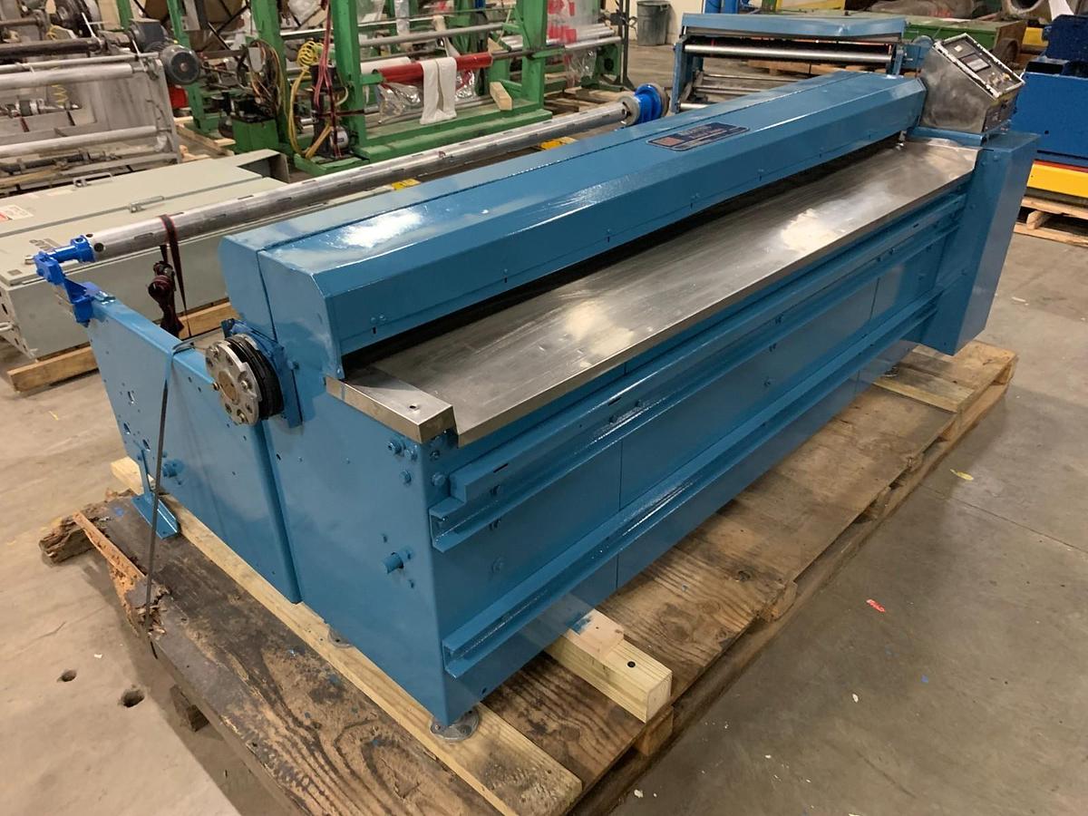 Used 84" ROSENTHAL SINGLE KNIFE GUILLOTINE SHEETER MODEL WA-S-7-HUB7TEVVAA