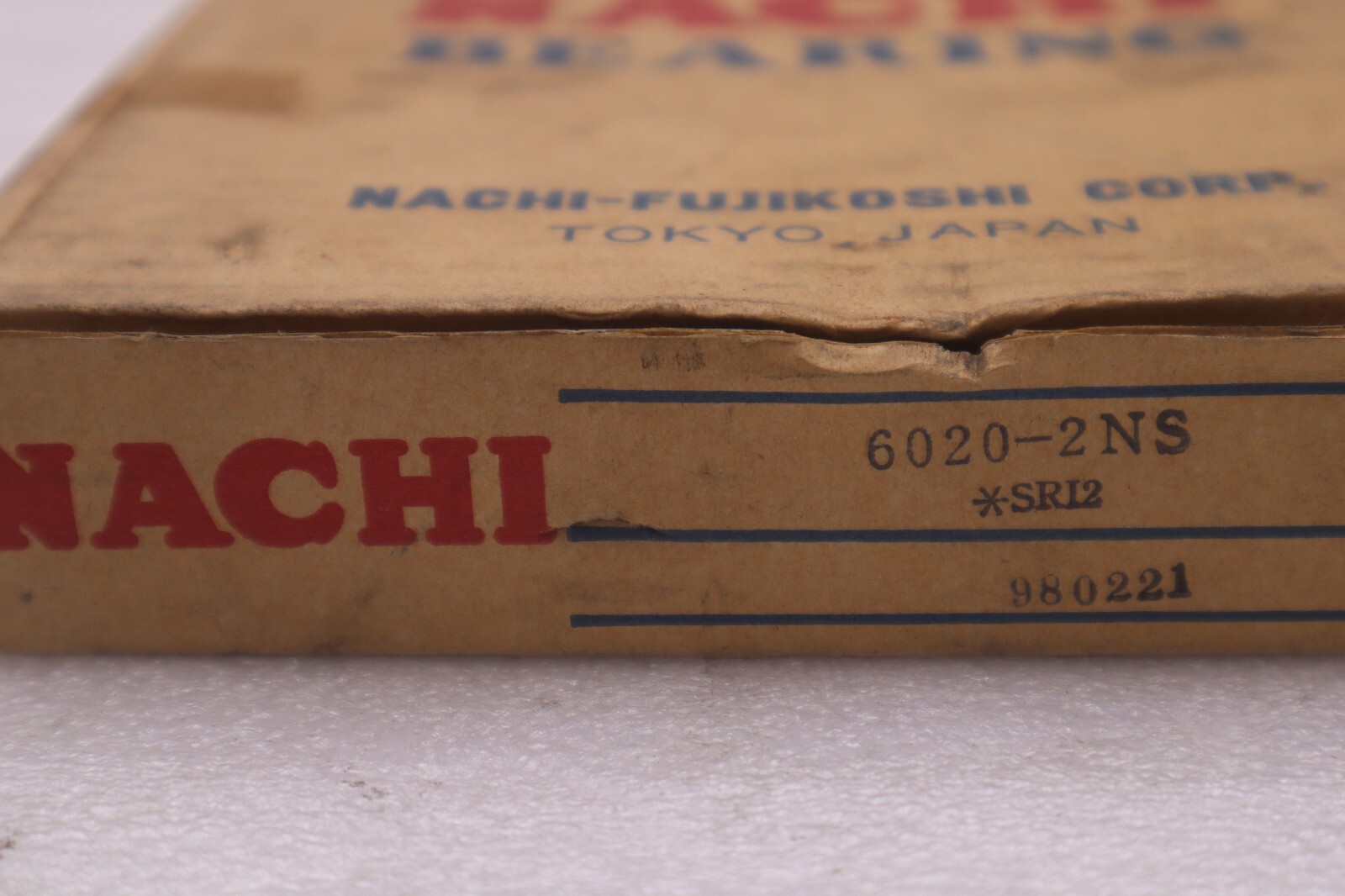 Used Nachi 6020 2NS Deep Groove Bearing STOCK B-857