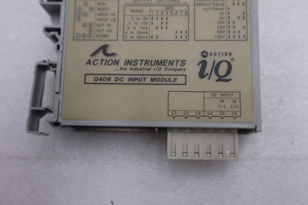 Used NEW OPEN BOX Action Instruments Q408-A000 DC Input Module STK 5540CC