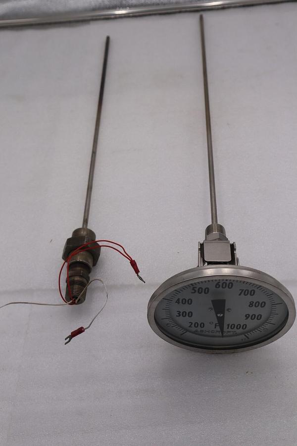 Used ASHCROFT 5'' BIMETAL THERMOMETER 50 EI60E #2352