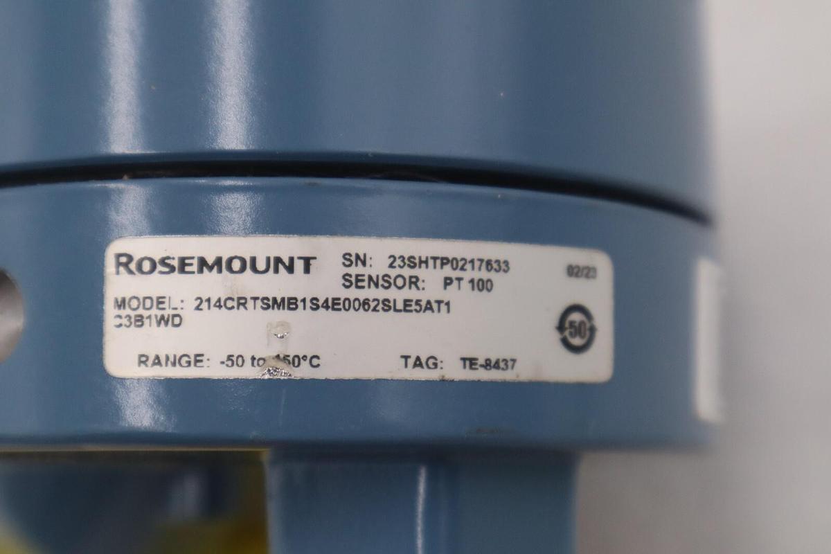 Used Rosemount 214C Temperature Sensor 214CRTSMB1S4E0062SLE5AT1 NEW STOCK G579A