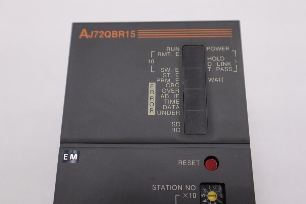 Used MITSUBISHI AJ72QBR15 MELSECNET/10 REMOTECOAX Melsec Programmable PLC,HA,EZ #2189