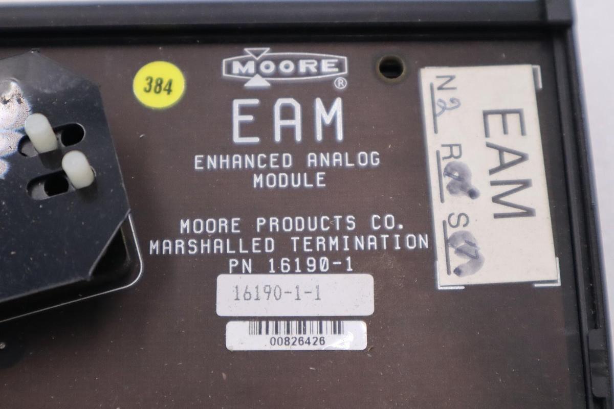 Used Moore EAM 16190-1-1 Enhanced Analog Module MTA Termination Assembly STK H1492