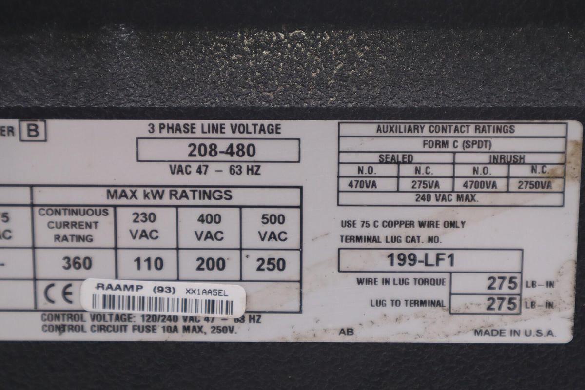 Used NEW ALLEN BRADLEY 150-A360NBD SOFT STARTER SMC-50 SERIES MOTOR CONTROLLER #4724