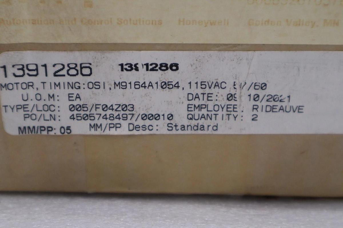 Used New Honeywell Modutrol Motor M7284A-1012 M7284A1012 STOCK H421