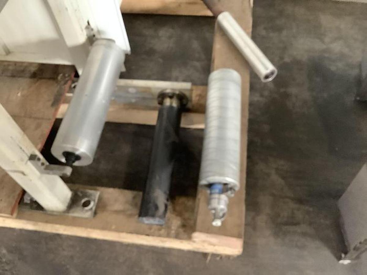 Used 15" WIDE CHESNUT ENGINEERING 1 COLOR PRINTER 2 ROLL ROTOGRAVURE AND LAMINATING